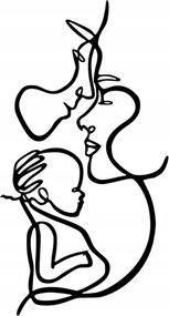 Áttört Kép Család Konyhába Nappaliba Szoba Fali Dekoráció 3D Panel