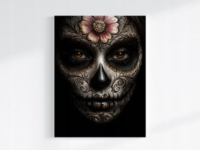 Poszter Halottak Ünnepe Portré Mexikó La Catrina 60x80