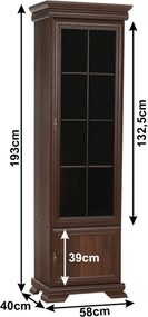 vitrines szekrény, samoa king, KORA KRW1