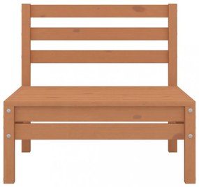 4 részes mézbarna tömör fenyőfa kerti ülőgarnitúra