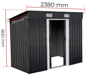 Nebraska 4x8 kerti szerszámtároló ház