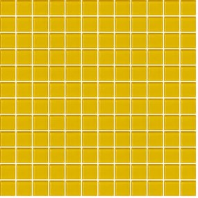 Üvegmozaik Premium Mosaic yellow 30x30 cm fényes MOS25YE