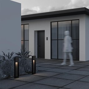 O481FL-L7B3K Porte Alumínium Kültéri állólámpa Fekete Színű LED 7 W 3000 Kelvin 250 Lumen IP54