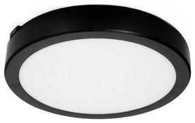 LED Fürdőszobai mennyezeti lámpa NAIROS LED/24W/230V 3000/4000/6500K IP65 fekete