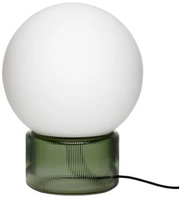 Fehér-zöld asztali lámpa (magasság 33 cm) Sphere – Hübsch