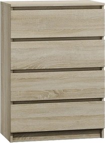 M4 fiókos szekrény, sonoma