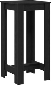 vidaXL Bárasztal Fekete tölgy 51 x 50 x 103.5 cm Faanyag