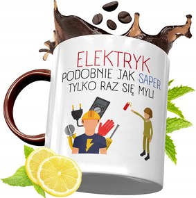 Bordó Bögre Villanyszerelőnek Születésnapi Ajándék fényképes nyomtatással