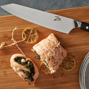 Zelite Infinity by Klarstein Alpha-Royal Japanese Series, 9" kiritsuke kés, damaszkuszi acél