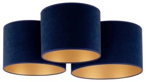 Duolla - Mennyezeti lámpa ROLLER TRIO 3xE27/60W/230V kék