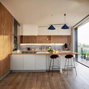 CAPITAL kábeles csillár 2xGX53/15W/230V, kék