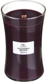 WoodWick Illatos gyertya nagy vázában SpicedBlackberry, 609 g
