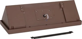 Brilagi - LED kültéri fali lámpa érzékelővel TRIANGLE LED/42W/230V barna IP65