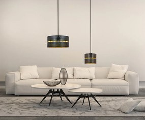 KAJA K-5221 ZIMBO Fekete Színű Függeszték 1xE27 15W IP20