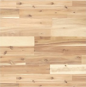 vidaXL négyzet alakú tömör akácfa asztallap 50 x 50 x 2 cm