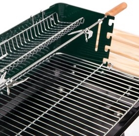 MIR244 téglalap alakú görgős széngrill