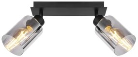 Globo 15465-2 - Spotlámpa HADERA 2xE27/15W/230V