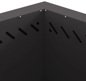 Tűzrakó Fekete 58 x 58 x 51 cm Acél