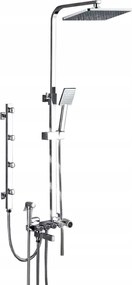 Zuhanyszett Hidromasszázzsal És Esőztetővel