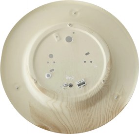 Klasszikus mennyezeti lámpa természetes színben, fehér üveggel - Mesiac