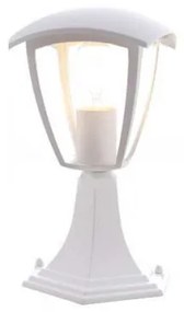 LED lámpatest , E27-es foglalat , állólámpa , 29 cm , kültéri , matt fehér , IP44