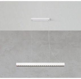 Fehér LED függőlámpa fém búrával Plano – Markslöjd