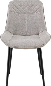 Étkezőszék, bézs/fekete, ALIA