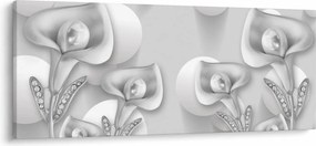Kép - Virágos dizájn (120x50 cm)
