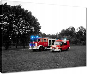 Vászonkép 40x30 Tűzoltóság