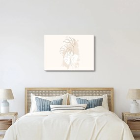 Kép - Line art monstera N⁰1 (70x50 cm)