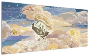 Kép - mennyei medúza (120x50 cm)