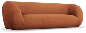 Narancssárga buklé kanapé 230 cm Essen – Cosmopolitan Design