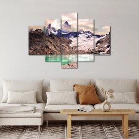 Hegyi tó képe (150x105 cm)