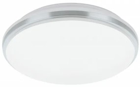 LED lámpatest , mennyezeti , 18 Watt , természetes fehér , króm , IP44 , EGLO , PINETTO , 900365