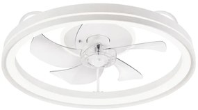 LED Mennyezeti lámpa ventilátorral FARGO LED/37W/230V fehér + távirányító