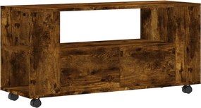 vidaXL füstös tölgy színű szerelt fa TV-szekrény 102x34,5x43 cm
