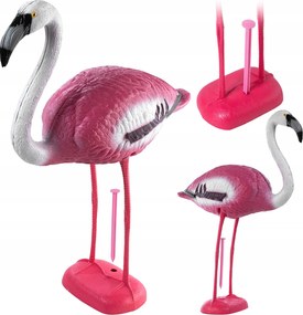 Kerti Figura Flamingó A Vízszemhez Realisztikus Kerti DEKORÁCIÓ80CM