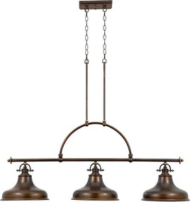 Függeszték Bronz EMERY ELSTEAD-QZ-EMERY3P-PN