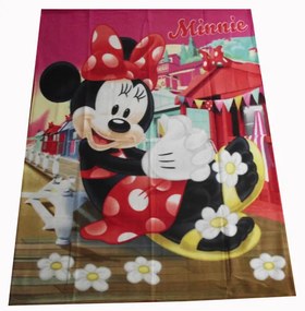 Pink Minnie Mouse Disney Gyerek pléd takaró 120 x 150 cm