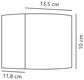 Nordlux - LED kültéri fali lámpatest MILDA LED/4,9W/230V IP44 antracit