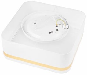 Mennyezeti lámpa SIRJA SQUARE 2xE27/60W/230V 35x35 cm fehér