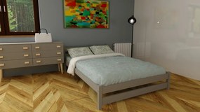 Kamilla Szürke ágykeret 140x200 + ajándék ágyráccsal