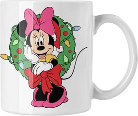 Mickey egér karácsonyi bögre Ajándék Név 8