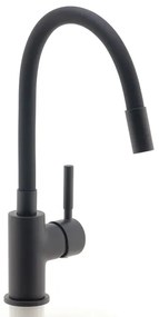 FERRO - Mosogató csap rugalmas karral matt fekete