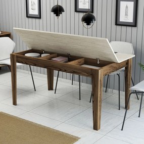 Milan 898 - Walnut, Travertine