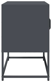 antracitszürke hidegen hengerelt acél TV-szekrény 68x39x60,5 cm