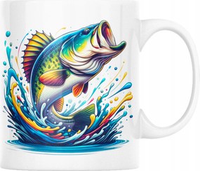 Gyönyörű Bögre Horgászoknak Születésnapi Ajándék Halaknak 330 ml Csomagolás