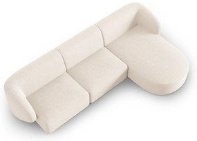 Krémszínű sarokkanapé (jobb oldali) Shane – Micadoni Home