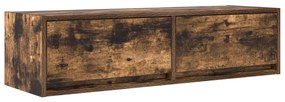 Televíziós szekrény Füstölt tölgy 100x31x25,5 cm Mérnöki fa
