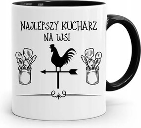 Fekete Bögre A Legjobb Szakácsnak, fényképes nyomattal